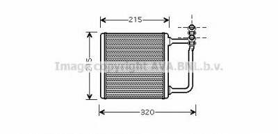AVA QUALITY COOLING msa6451 -  Теплообменник, отопление салона